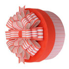 Cylinder do papieru - w kształcie pudełka opakowanie różowy na tort urodzinowy