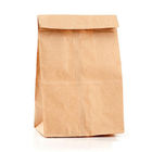 Dostosowane naturalne torby papierowe do pakowania żywności, zwykły papier brązowy