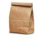 Dostosowane naturalne torby papierowe do pakowania żywności, zwykły papier brązowy