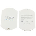 Matte White Pillow Box Hair Extension Opakowanie papierowe z nadrukiem Logo, dostarczona usługa niestandardowa