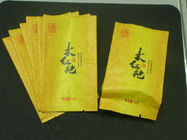 Wklęsłego druku bocznego Folia chińskich torebek na herbatę 10g 12g