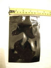 Błyszcząca, niezadrukowana 10-krotna, 15-milimetrowa torba z zyloką mylarową na torebkę do pakowania kapsułek ze ziplockiem