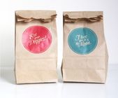 Craft Paper Bag Dostosowane torby papierowe na wynos Fast Food / chleb / torba na zakupy
