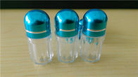 Okrągłe przezroczyste plastikowe butelki z pigułkami Męskie tabletki wzmacniające do butelek