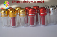Niebieskie / złote / czerwone / srebrne kapsułki pigułki Kształt butelki z metalem Capsex pigułki butelki plastikowe butelki plastikowe pigułki na sprzedaż