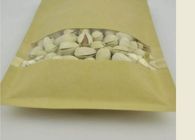Three Side Seal Dostosowane torby papierowe do orzechów Nasiona / Proszek do kawy