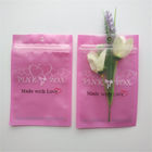 Resealable Cosmetic Packaging Bag Pink Kolczyki do kolczyków Biżuteria na zamek błyskawiczny