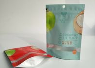 Dostosowana laminowana torebka do pakowania żywności z tworzywa sztucznego z workiem kokosowym do wielokrotnego zamykania z zamkiem błyskawicznym