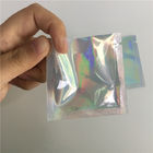 Folia samoprzylepna Opakowanie Opakowanie metalowe naklejki Etykieta holograficzna opalizująca do jadalnego brokatu / migotania