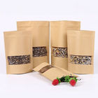 Ziplock Dostosowane torby papierowe Papier pakowy Luźne opakowanie herbaty liściastej do herbaty Gree / czarnej