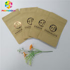 Trzyczęściowe uszczelnione torby papierowe Kraft Dostosowane do pakowania Folia Laminowana Organiczna pieczona kawa