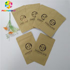 Trzyczęściowe uszczelnione torby papierowe Kraft Dostosowane do pakowania Folia Laminowana Organiczna pieczona kawa