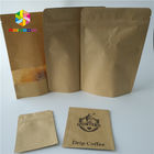 Torby CMYK Color Stand Up Zipper Pouch, Stand Up Coffee Pouches With Valves