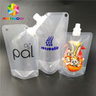 Plastikowe napoje płynne wylewki torby, napoje owocowe sok Stand Up woreczki z nakrętką