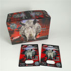 Rhino 69 Red Panther 3d Karty Plastikowe opakowanie typu blister Niestandardowy rozmiar dla męskiej kapsułki
