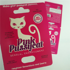 Efekt UV Różowe Pussycat Karty papierowe Opakowanie blistrowe w kapsułkach z kulką