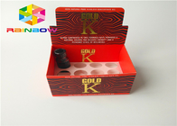 Makulaturowe pudełko z tektury falistej do sprzedaży detalicznej soku Vape E-Liquid E-Juice