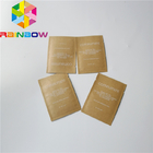 Mały papier z recyklingu brązowy papier pakowy Niestandardowe drukowanie Folia aluminiowa Odporność na wilgoć