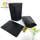 Czarny papier pakowy Drukowanie spersonalizowanych toreb papierowych Samoprzylepna torebka laminowana do żywności