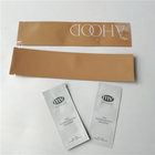 Białe drukowane torby kosmetyczne do pielęgnacji skóry Logo Indywidualne saszetki z płynnym nawilżaniem