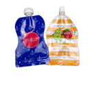 Kolorowe etui do pakowania z wylewką wielokrotnego użytku z podwójnym zamkiem błyskawicznym do żywności dla niemowląt