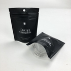 Niestandardowe małe matowe czarne przezroczyste woreczki do pakowania Ziplock aluminiowe torby foliowe z nacięciem na rozdarcie
