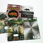 Czarna pantera / Mamba / Rhino V7 męskie tabletki wzmacniające moc seksualna opakowanie kapsułek 3D blistry z pudełkiem papierowym