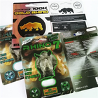 Czarna pantera / Mamba / Rhino V7 męskie tabletki wzmacniające moc seksualna opakowanie kapsułek 3D blistry z pudełkiem papierowym