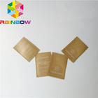 Niestandardowe logo zgrzewana folia laminowana trójstronna zgrzewana płaska torebka próbki kosmetyczne opakowania odporne na zapach torby saszetki