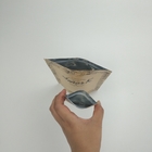 250g 500g Stand Up Zip Lock Czarny papier pakowy Ekologiczne woreczki do pakowania kawy rozpuszczalnej z niestandardowym logo
