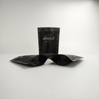 Stand Up Black Kraft Paper Kraft Paper Sealable Bag Zip Lock Biodegradowalna papierowa torba na kawę Kraft