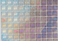 Holograficzne 60mic Dekoracyjne naklejki samoprzylepne Etykiety UV CYMK