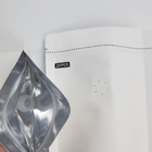 OEM Custom 1/8 OZ White Logo Size Resealable Aluminium Foil 120 mikronów Kraft Paper Stand Up Packaging Woreczki