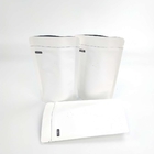 OEM Custom 1/8 OZ White Logo Size Resealable Aluminium Foil 120 mikronów Kraft Paper Stand Up Packaging Woreczki