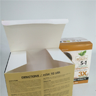Niestandardowe opakowanie kartonowe do kremów do twarzy z nadrukiem Kosmetyczne pudełko papierowe do pielęgnacji skóry na detergent do prania