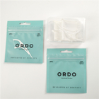 Niskie MOQ przezroczyste torby plastikowe z otworem do zawieszania nici dentystycznej folia aluminiowa opakowanie z nadrukiem cyfrowym z zamkiem błyskawicznym