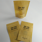 120mic Brown Biodegradowalna torba papierowa Kraft MOPP z okienkiem