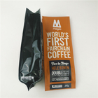 PET VMPET Torba boczna z fałdą Matowe błyszczące torby plastikowe do wielokrotnego zamykania ziaren kawy