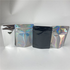 Matowy Hologram Stand Up Bag Folia aluminiowa Przezroczysta torba na przybory do makijażu