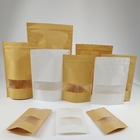 Niestandardowe nadruki Torby na herbatę spożywczą Opakowanie Zipper Doypack Przejrzyste torby papierowe z logo