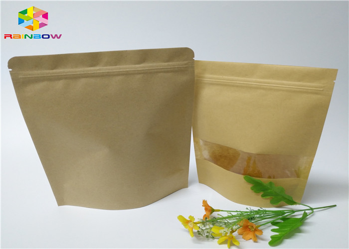 Papier pakowy Dostosowane torby papierowe Folia aluminiowa Mylar Ziplock Bariera wilgoci