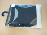 Drukowane torby plastikowe z tworzywa sztucznego na szalika z wiszącą torbą w kształcie haka / przezroczystej skarpety