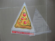 Torba z plastikową torbą na pizzę, w kształcie trójkąta, z przezroczystą, przezroczystą torbą