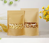 Dostosowane torby papierowe do przekąsek, torba papierowa do popcornu z oknem