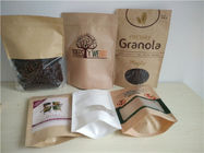 Zipper Top Dostosowane torby papierowe z owalnym okienkiem do pakowania nasion Quinoa