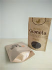 Zipper Top Dostosowane torby papierowe z owalnym okienkiem do pakowania nasion Quinoa