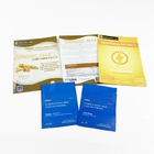 Biodegradowalna folia Kraft Paper Puste saszetki Próbki kosmetyczne Trzystronnie zamykana torba