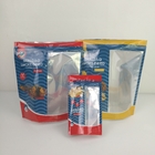 Błyszczące, odporne na zapach torby do pakowania Przekąski suszone jedzenie Mylar Ziplock Stand Up Bags