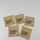 Niestandardowe logo Heat Seal 3 Side Seal Bag Płaski papier pakowy Torba z folii aluminiowej