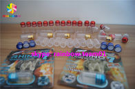 Spersonalizowane plastikowe butelki pigułek Bullet, plastikowe butelki medyczne z metalową nakrętką